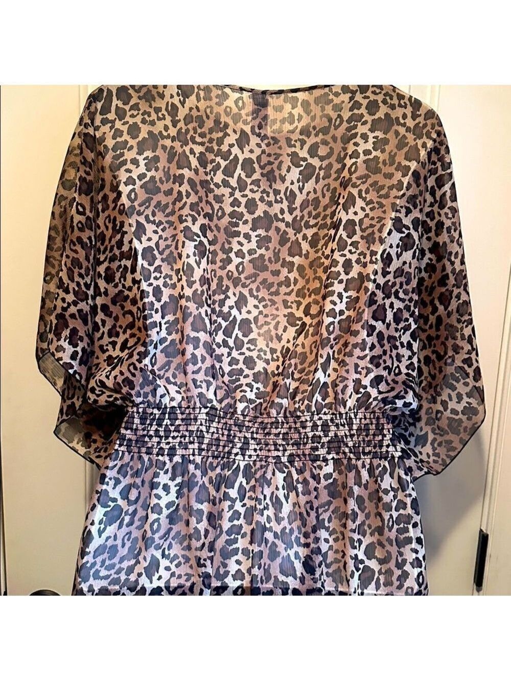 Marie Melili leopard swim cover-up size large - Picture 5 of 7